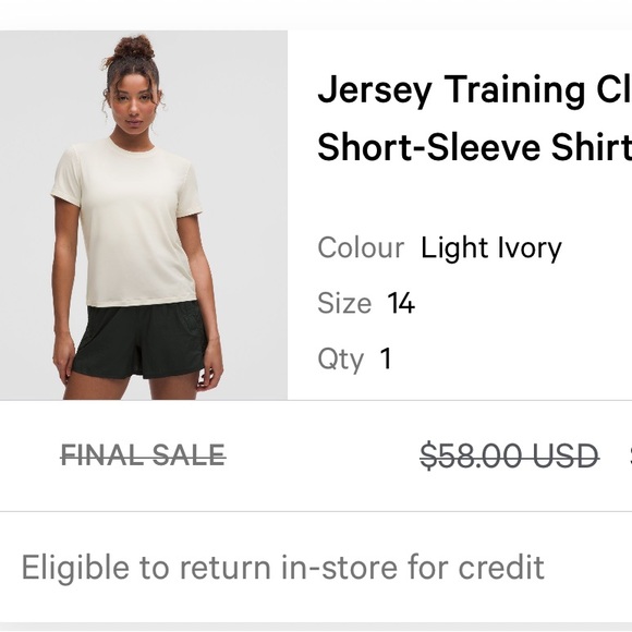 Lululemon Tee - Picture 3 of 5